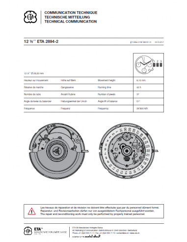 ETA 2894-2