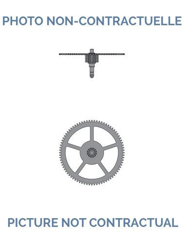 Omega 260 Centre wheel with cannon pinion, height 5.61 No 1224