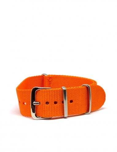 Bracelet nato orange 20 mm