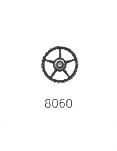 Lemania 1872 Driving wheel for chronograph No 8060