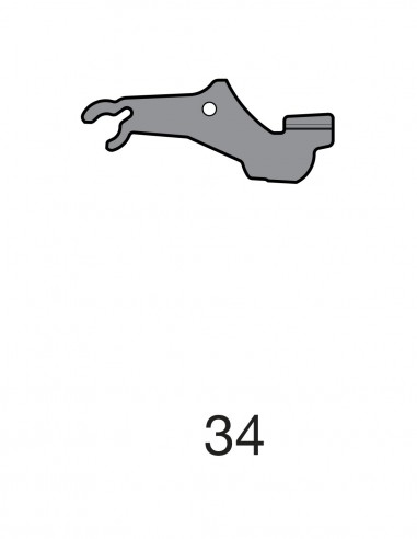 ETA 2834 2836 Unlocking yoke maintening plate No 34