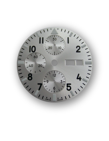 Cadran Gris mouvement ETA Valjoux 7750 - 33 mm