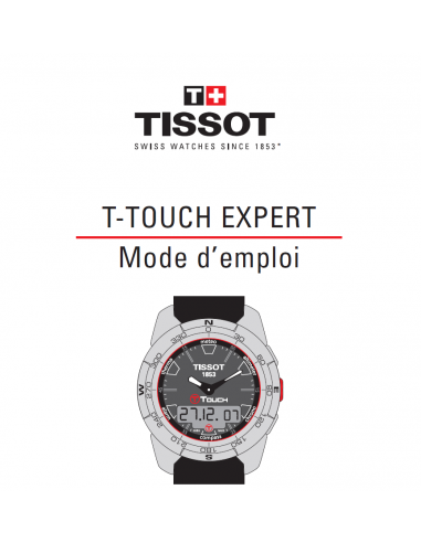 Mode d'emploi pour Tissot T-Touch