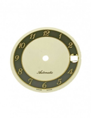 Cadran jaune et noir pour ETA 2824 26 mm