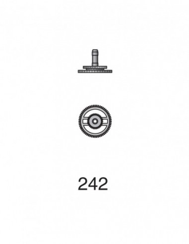 ETA 256.041 Cannon pinion with driving wheel No 242