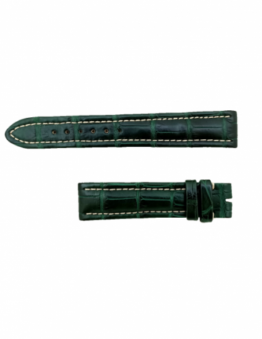 Bracelet Breitling croco vert 18 mm