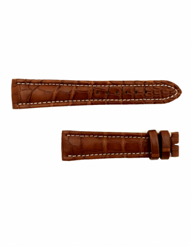 Bracelet Breitling croco brun 20 mm