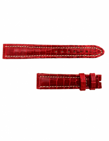Bracelet Breitling croco rouge 16 mm