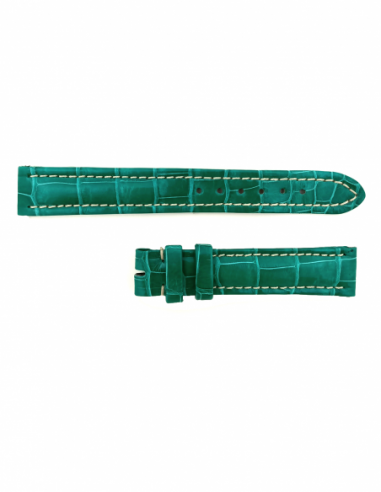 Bracelet Breitling croco vert clair 15mm