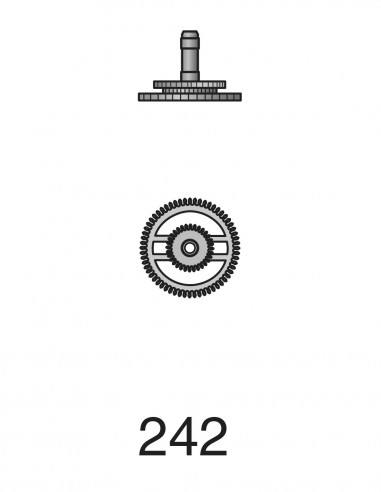 ETA 256.111 Cannon pinion with driving wheel No 242