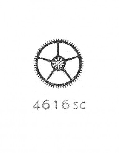 Record 174 Center wheel No 4616 sc