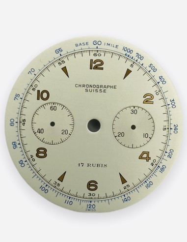 Dial Chronographe Suisse - Landeron 48/51/148/151/248 - 34,5mm