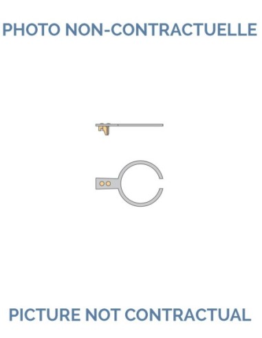 ETA 2512 Regulator, for stud support, regulator without pointer No 307.1